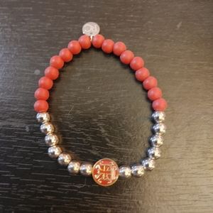 Rustic cuff rubber bracelet